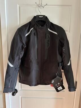Fly racing Terra trek jacket black Men’s Size medium